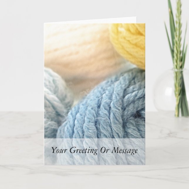 Cosy Yarn Card (Front)