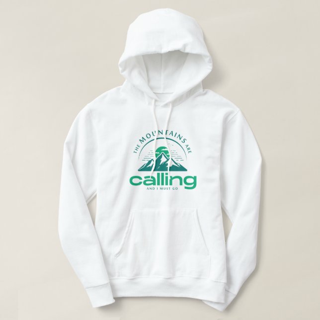 Cosy Youth Hoodie – "The Mountain is Calling" Edit (Design Front)
