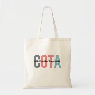 COTA Certified Occupational Therapy Assistant Tote Bag