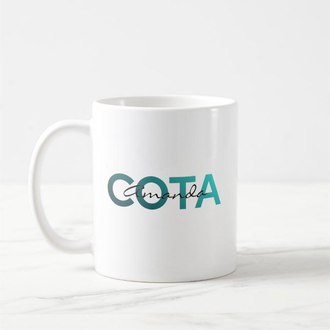 COTA Personalized Name Coffee Mug (Left)