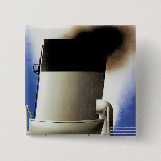 Cote D'Azur Channel Ferry 15 Cm Square Badge