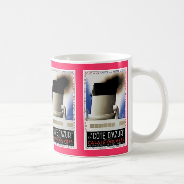 Cote D'Azur Channel Ferry Coffee Mug (Right)
