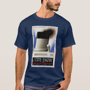 Cote d'Azur Channel Ferry Poster T-shirt