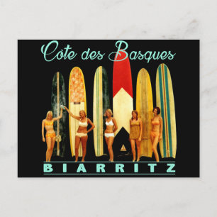 Côte des Basques Biarritz Postcard