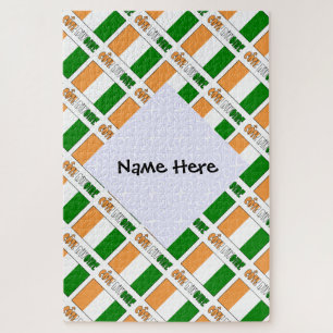 Côte D'Ivoire and Ivory Coast Flag Jigsaw Puzzle