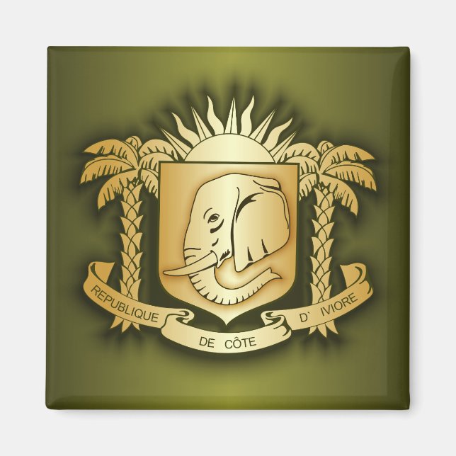 Cote d'Ivoire COA Magnet (Front)