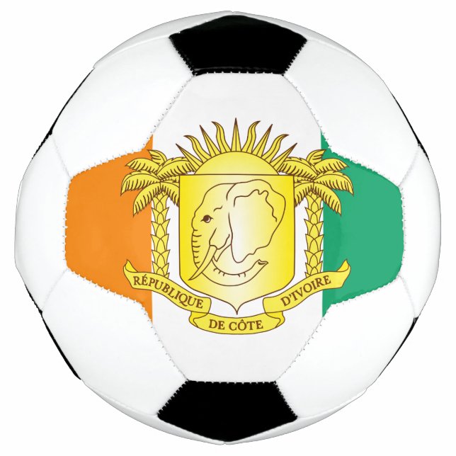 côte d'ivoire emblem football (Front)