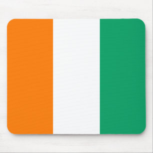 Cote d'Ivoire Flag Mousepad