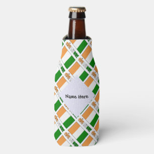 Côte d'Ivoire Ivory Coast Flag Tiled Personalised Bottle Cooler