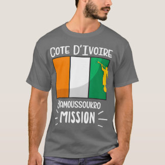 Cote DIvoire Yamoussoukro Mormon LDS Mission T-Shirt