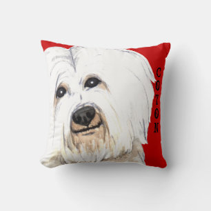 Coton Colour Block Cushion