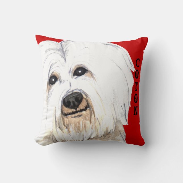 Coton Colour Block Cushion (Front)