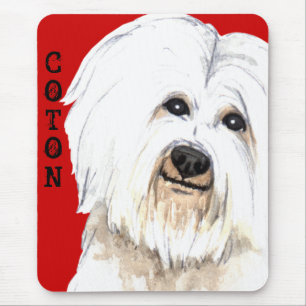Coton Colour Block Mouse Mat