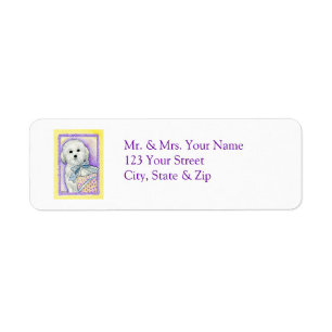 Coton de Tulear Address Label