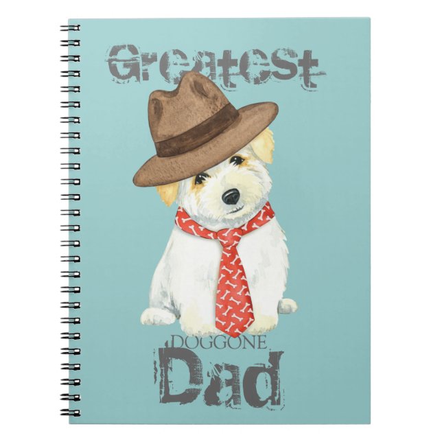 Coton de Tulear Dad Notebook (Front)