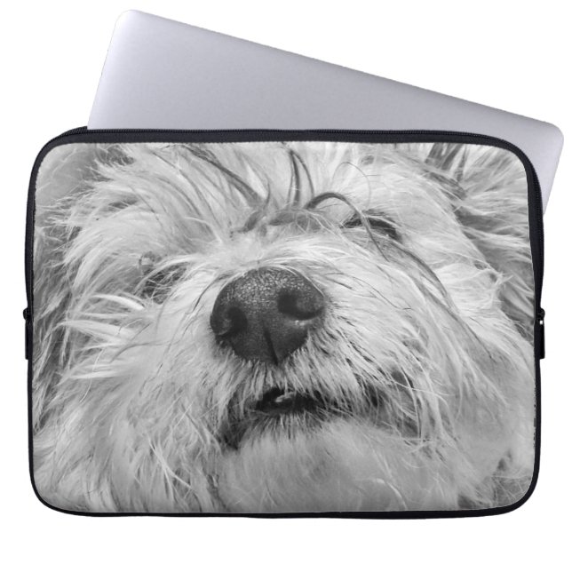 Coton de Tulear dog Laptop Sleeve (Front)