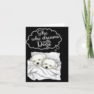 Coton De Tulear Dog Nightgown Pajama Card