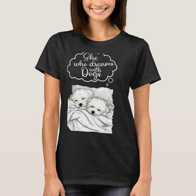 Coton De Tulear Dog Nightgown Pajama  T-Shirt (Front)