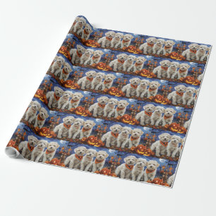 Coton De Tulear Halloween Spooky Wrapping Paper