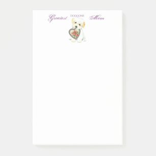 Coton de Tulear Heart Mum Post-it Notes