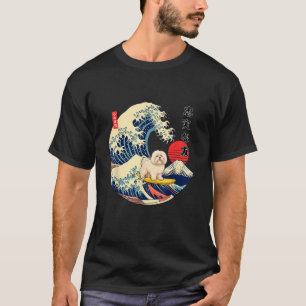 Coton de Tulear Japanese Kanagawa Wave Surf Loyal T-Shirt