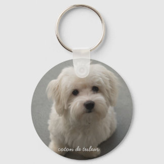 Coton de Tulear Key Ring