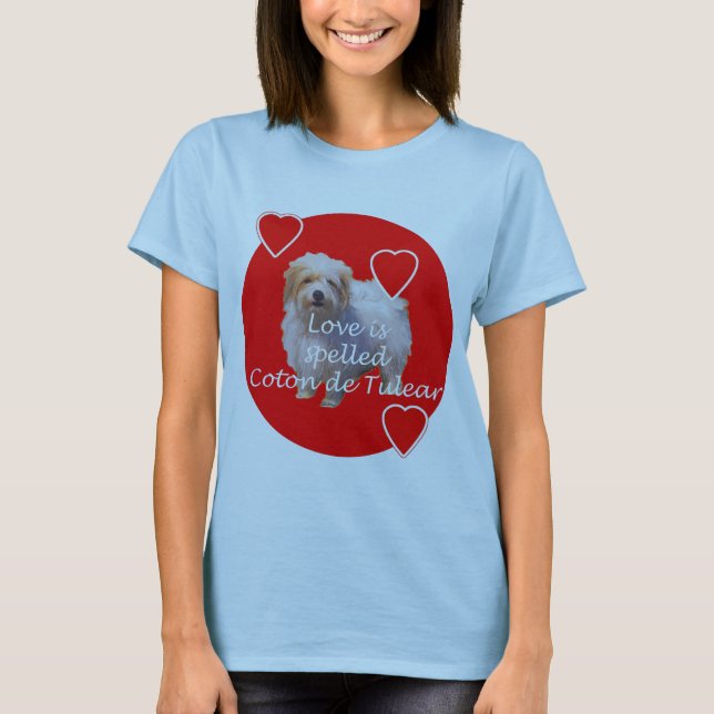 COTON de Tulear Love T-Shirt (Front)
