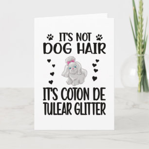 Coton de Tulear Lover Coton de Tulear Dog Owner Card