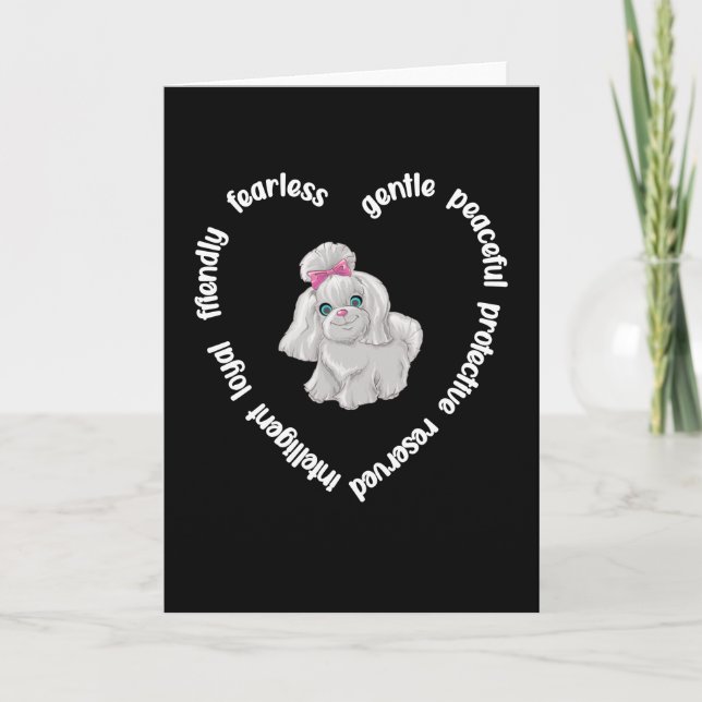 Coton de Tulear Lover Coton de Tulear Dog Owner Card (Front)