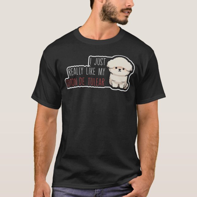 Coton De Tulear Lover Dog Owner Funny Coton De Tul T-Shirt (Front)