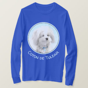 Coton de Tulear Painting - Cute Original Dog Art T-Shirt