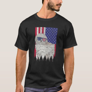 Coton de Tulear Patriotic Dog USA Pride American F T-Shirt