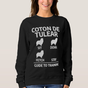 Coton De Tulear Training Guide Dog Trainer Sweatshirt