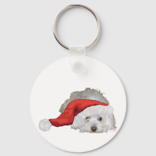 Coton de Tulear - Waiting Key Ring