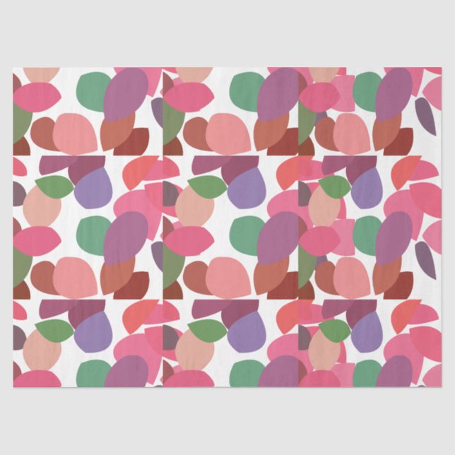Cotoneaster Colourful Leaves Botanical Tissue Paper (Front)