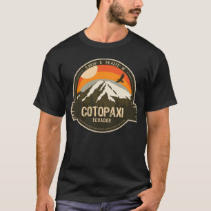 Cotopai Ecuador Volcano Retro Hiking Camping frien T-Shirt