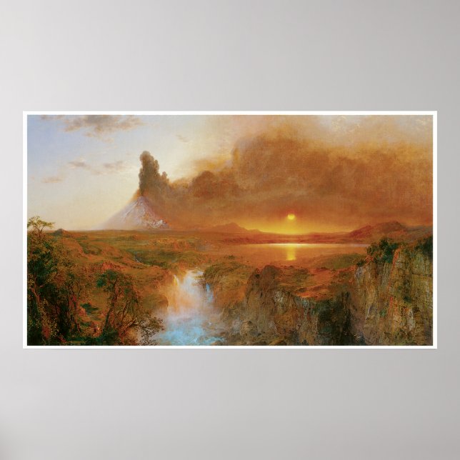 Cotopaxi, 1862 Frederick Edwin Church Poster (Front)