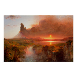 Cotopaxi by Frederic Edwin Church, 1862. Volcano,  Poster
