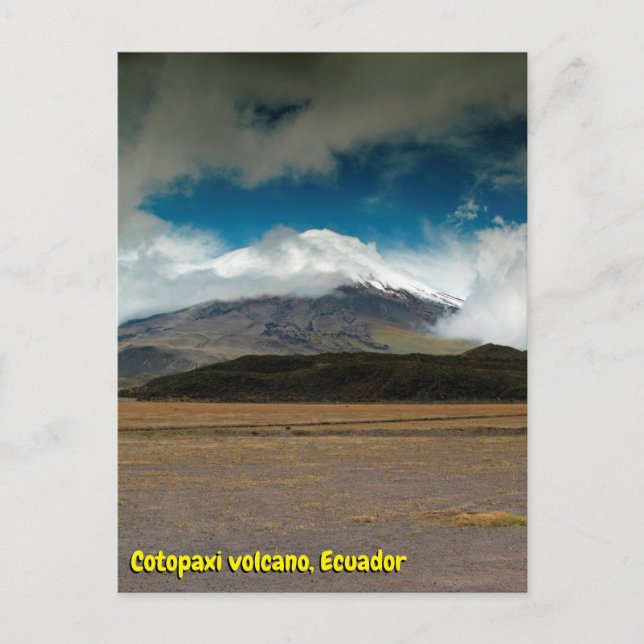 Cotopaxi Ecuador Postcard (Front)