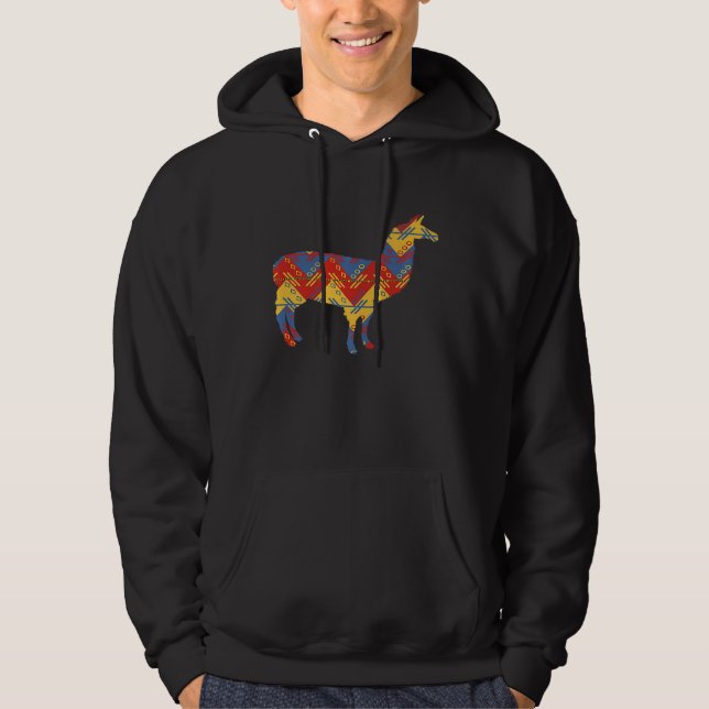 Cotopaxi Mountain Llama Outdoor Hiking Premium Hoodie (Front)