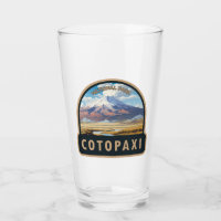 Cotopaxi National Park Ecuador Travel Art Vintage