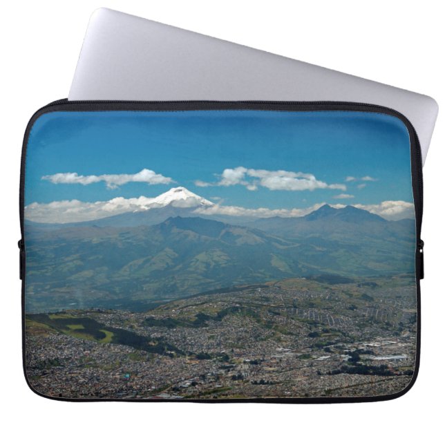 Cotopaxi & Quito, Ecuador Laptop Sleeve (Front)