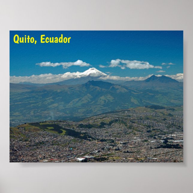 Cotopaxi & Quito Poster (Front)
