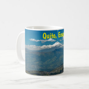 Cotopaxi volcano & Quito, Ecuador Coffee Mug