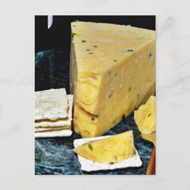 Cotswold Double Gloucester Cheese Postcard (Front)