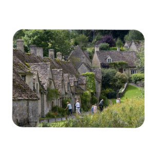 Cotswold stone cottages in the village of magnet