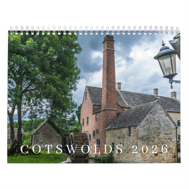Cotswolds 2026 calendar (Cover)