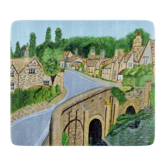 Cotswolds England cutting board  (Front)