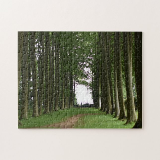 Cotswolds Forest Lush Green Trees Landscape UK Jigsaw Puzzle (Horizontal)