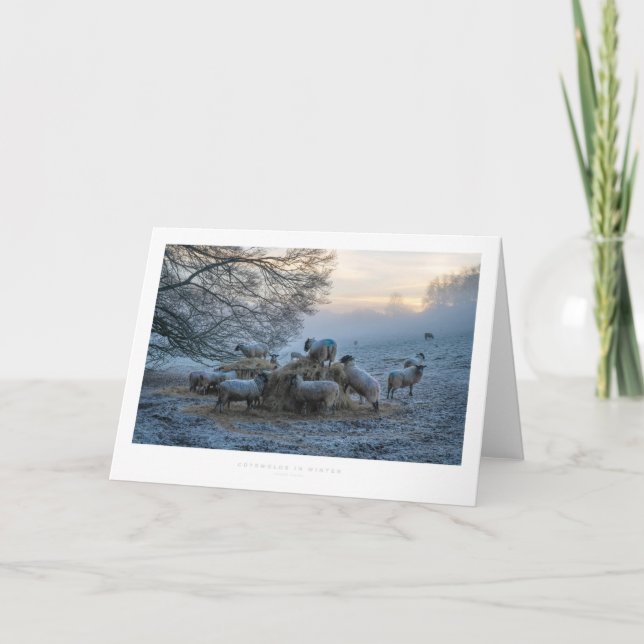 Cotswolds in Winter Card (Front)